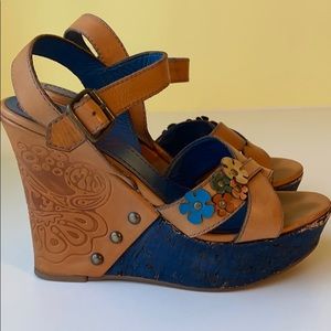 Miss Sixty wedge platform sandals